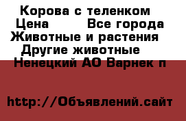 Корова с теленком › Цена ­ 69 - Все города Животные и растения » Другие животные   . Ненецкий АО,Варнек п.